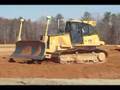 John Deere 850J working fill with Trimble dual GPS system