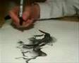 graffiti sketch 3D splat