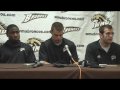 Seniors Tim Hiller, Brandon West, and Austin Pritchard talk about 17-22 loss to Ball St