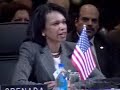 Condoleezza Rice, defeated, abandoned OAS assembly