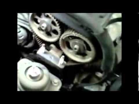 DIY How to replace install timing belt on 2006 Suzuki Forenza