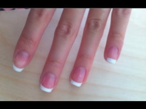 how to apply french manicure