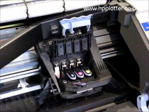 how to replace hp plotter belt