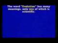 videos de Hovindism #1 pt1  Definition of Evolution - ExtantDodo.flv