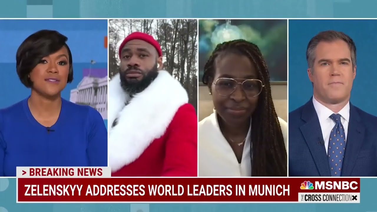 Journalist Terrell J. Starr Speaks with MSNBC about Ukraine President Zelenskyy’s Meeting in Munich