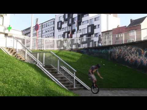 Tim Desmet 2012 - EXTREME UNICYCLE TRICKS