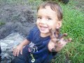 Andrew playing with mud Andrew playing with mud