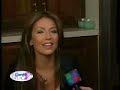 Thalia tras camaras grabacion de \"No me ense�aste\"
