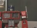 A video review of the MP-01 Optimus Prime.Re-uploaded to hopefully help the audio the first one was lacking.