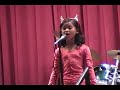 Tomorrow, 8 year old Nicole Villalon Tomorrow, 8 year old Nicole Villalon