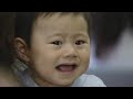 Abe Hiroshi makes a baby cry
