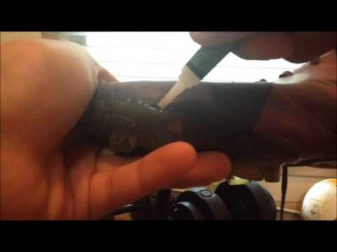 how to repair football