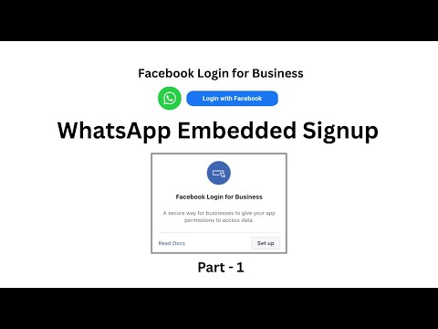 WhatsApp Embedded signup setup Tutorial | Facebook login for business | WhatsApp Business SaaS App