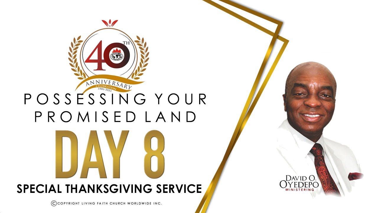 Winners’ Chapel 40th Anniversary 9 May 2021 with David Oyedepo