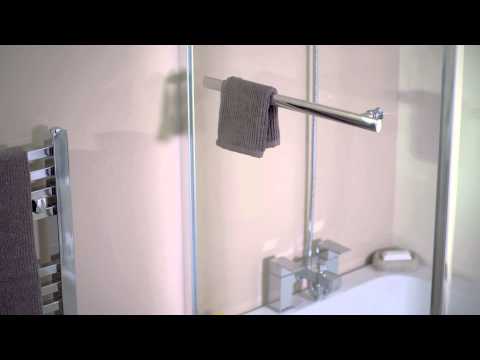how to fit a p shaped bath panel