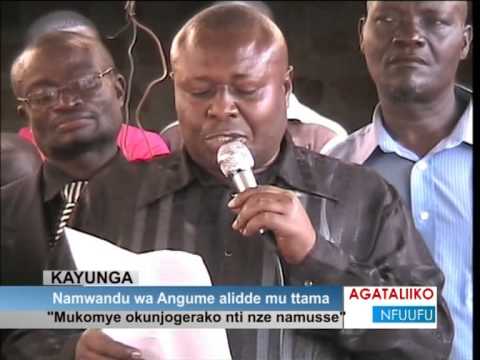Namwandu wa Martin Angume alidde mu ttama