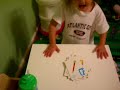 Anya - 2y11m - Practicing Thai Alphabet