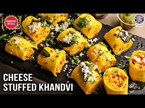 Cheese Stuffed Khandvi | Modern Twist to Old Gujarati Snack Khandvi Recipe | Chef Ruchi Bharani