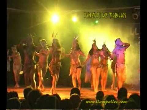 DANZAS SELVATICAS - LOS TIGRES Danza bailada por la ACTAP LLAMPALLEC en su Concierto de 21 Aniversario en Abril 2006 Cos sus elencos de Música y danzas. Lugar: Garza Hotel de Ch...