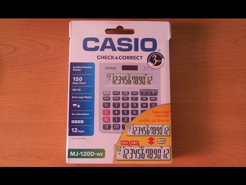 how to switch off casio mj 120d