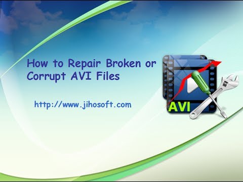 how to repair avi files