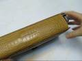 PDair Leather case for HP 2133 Book Type Brown Crocodile