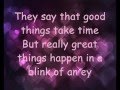 Miley Cyrus - One In A Million Lyrics