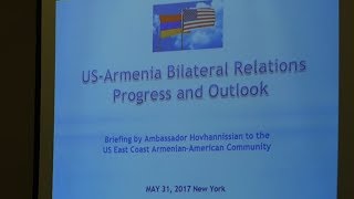 USA – Armenia Bilateral Relations: Progress and Outlook