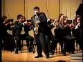Brian Best plays Glazunov Saxophone Concerto (part II)