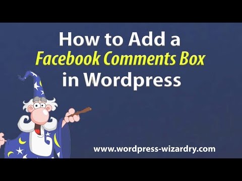 how to facebook comments wordpress