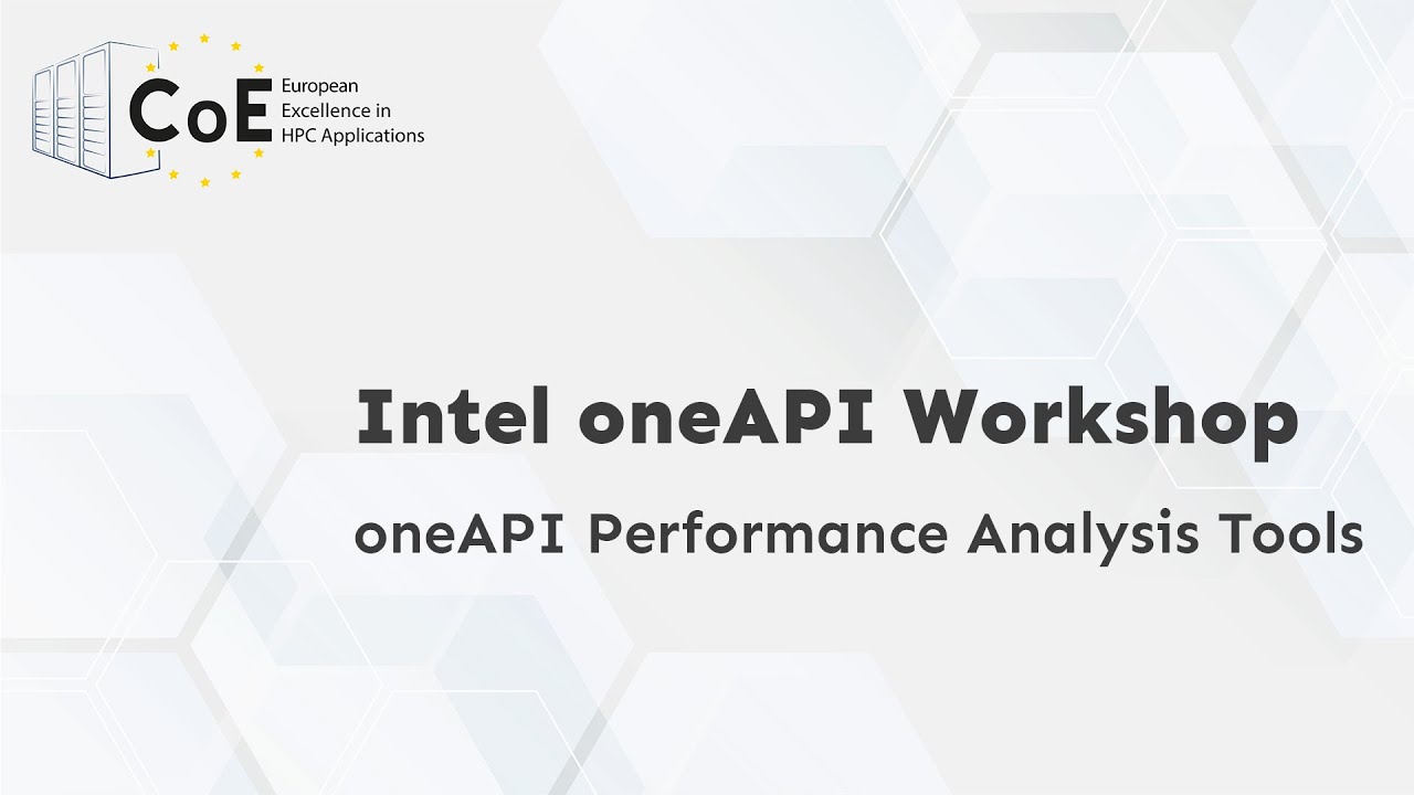 Intel oneAPI Workshop | Performance Analysis Tools