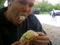 Beefcake eats cake in 4.32 minutes Beefcake eats cake in 4.32 minutes