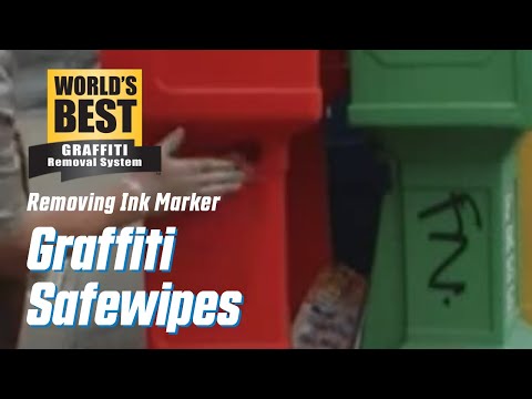 Ink Marker on HDPE Vending Box