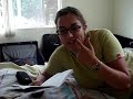 Recibiendo la carta de mis amigas