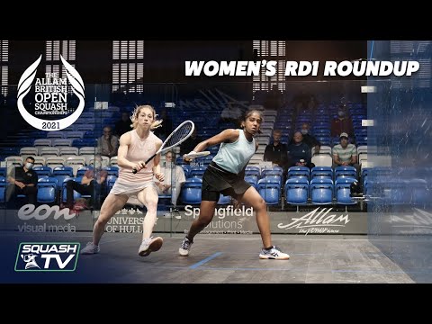 Squash: Allam British Open 2021 - Women's Rd1 Roundup