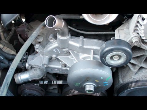 HOW TO REPLACE INSTALL WATERPUMP GMC YUKON 2002-2006