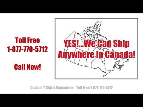Custom T-Shirts Vancouver | Toll Free 1-877-770-5712