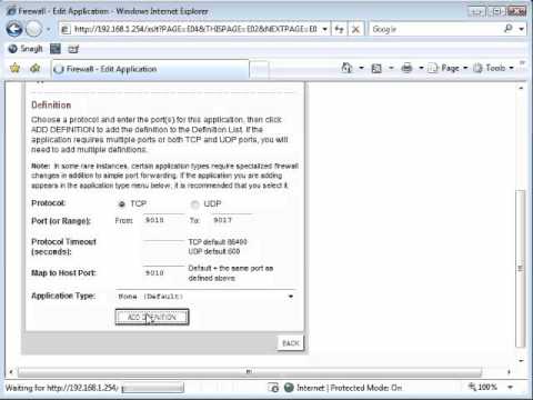 how to portforward minecraft 2wire 3800hgv-b