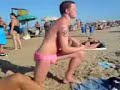 swede with pink speedos