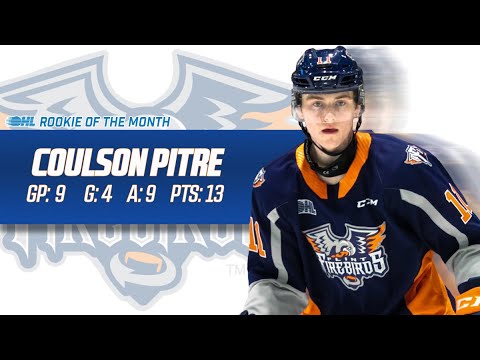 OHL Rookie of the Month – Coulson Pitre (Flint Firebirds)