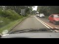 a short video showing the traffic jam on the b4632 outside stratford upon avon - the site shortlisted for one of the government's proposed eco-towns