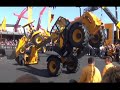 JCB Telescopic Handlers Dancing Digger Show  Las Vegas