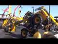 JCB Telescopic Handlers Dancing Digger Show  Las Vegas