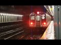 BMT Sea Beach Line: Bay Parkway with R68A R160A-2/R160B Q Train