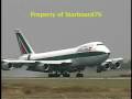 Alitalia 747-200 at Rome Fiumicino