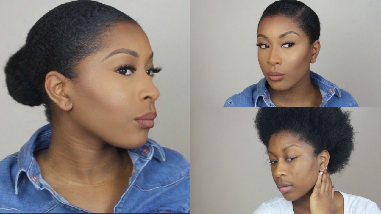 Natural Hair Bun Tutorial By Jennifer Olaleye Nircle Com