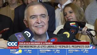 OSVALDO JALDO GOBERNADOR DE LA PROVINCIA