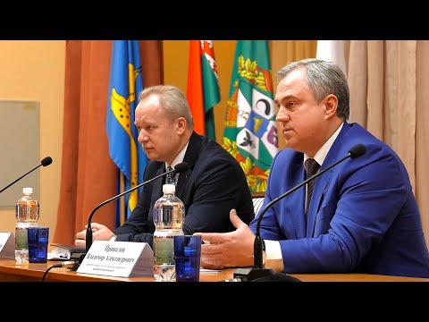 Владимир Привалов встретился с коллективом предприятия «Гомельэнерго» видео