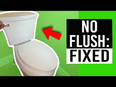 how to fix toilet flush