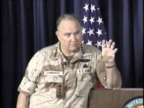 Schwarzkopf - When victory was obvious over Iraq after its invasion of Kuwait, General H. Norman Schwarzkopf gave what quickly became known as the